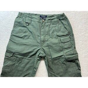 5.11 Tactical Series Pants Womens 12 Green Cargo Utility Rugged Outdoor Hiking
